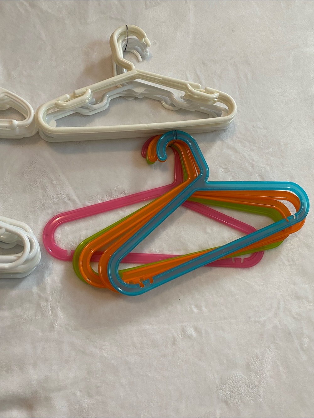 IKEA White and Multicolor Plastic Clothes Hangers - Picture 4 of 4